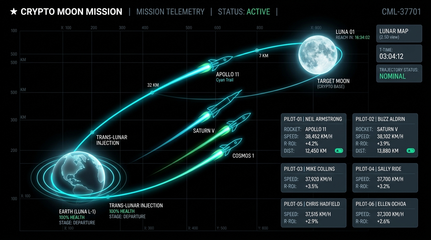 2.5D Live Orbit Radar Telemetry